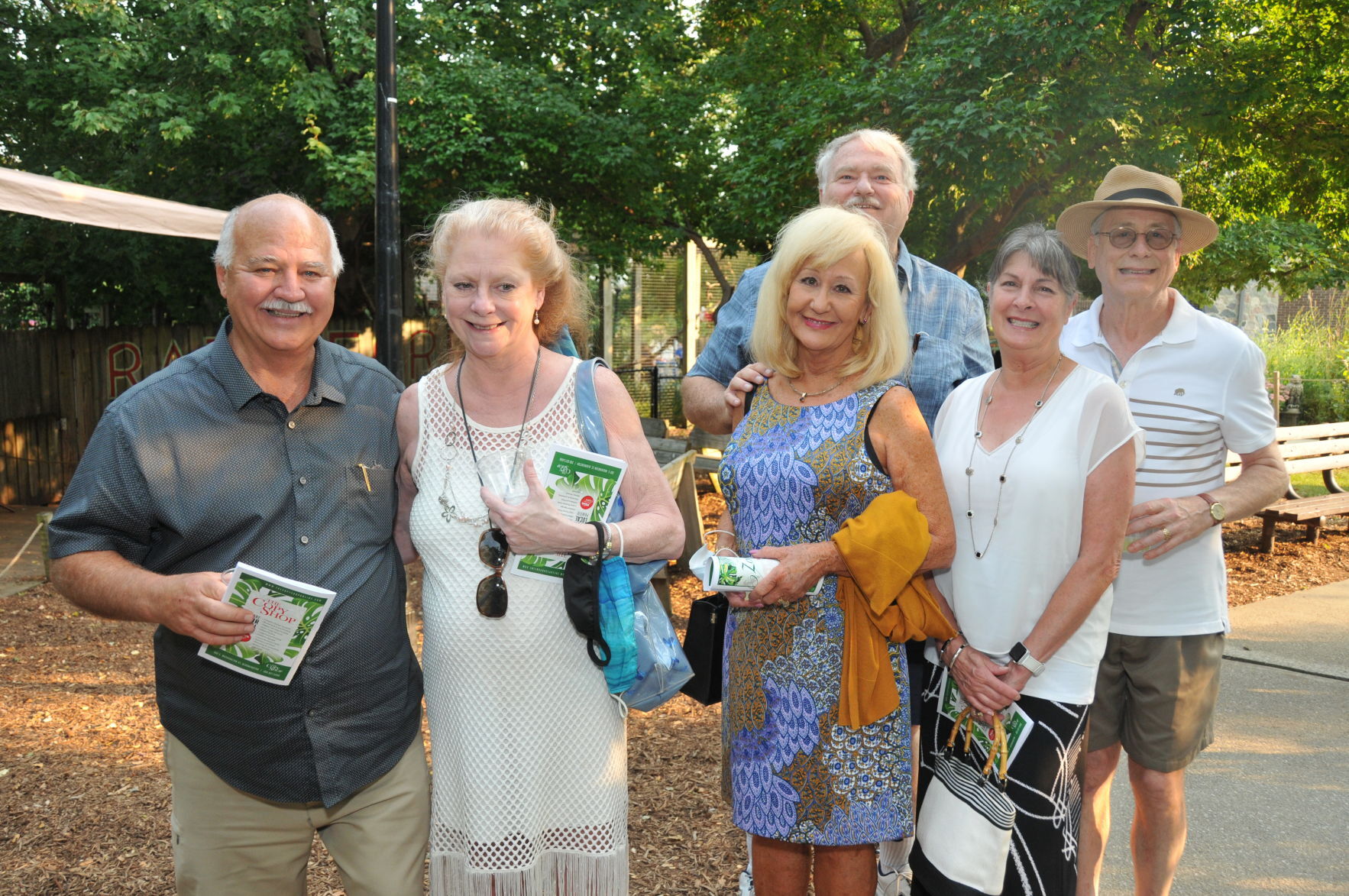 Brad and Ronda Glenn, Angie and Frank Hoffman, Linda Simkins, Alan Novick